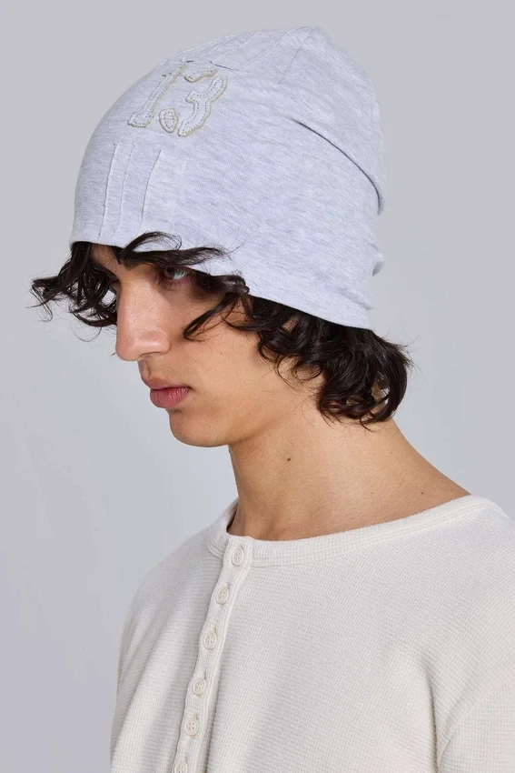 League Grey Marl Beanie