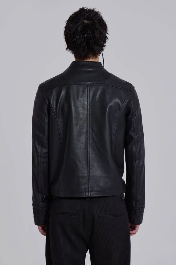 Leather Military Jacket