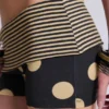 Lola Polkadot Fold Over Waistband Mini Shorts