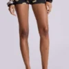 Lola Polkadot Fold Over Waistband Mini Shorts