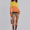 Lumir Knit Ombre Long Sleeve Top