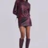 Oxblood Piston Jacket