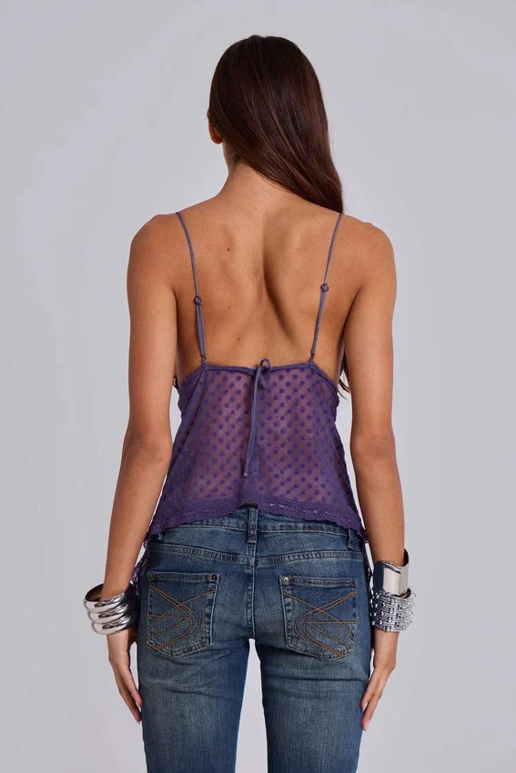 Maude Polka Dot Cami Top