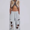 Meka Faux Fur Knit Shrug