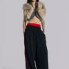 Meka Faux Fur Knit Shrug