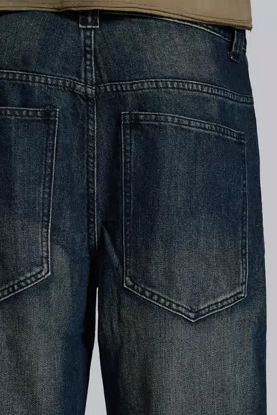 Mid Blue Slub Colossus Jeans