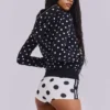 No.13 Polka Dot Football Mini Shorts