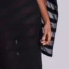Noir Knit Maxi Dress in Black