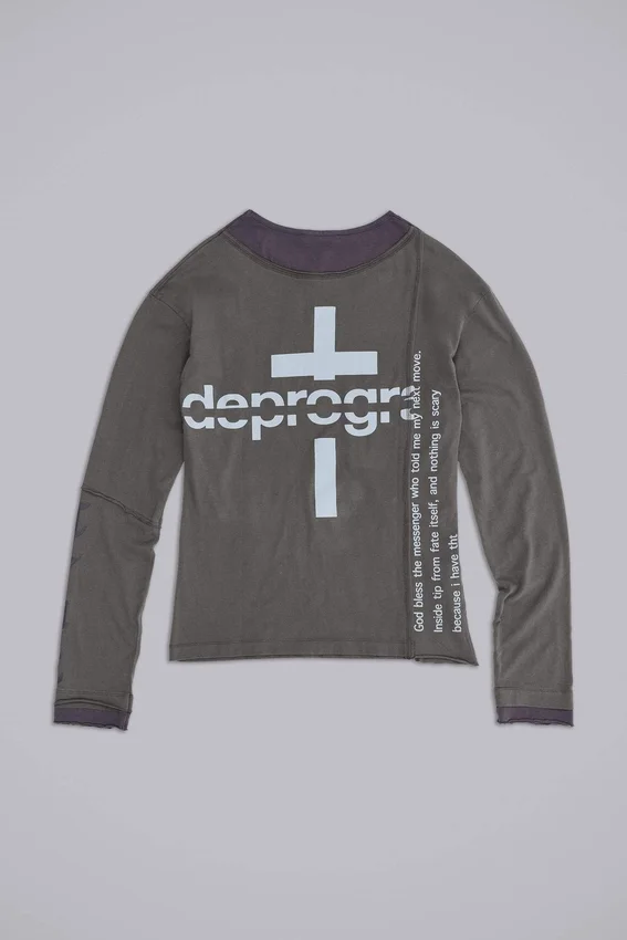 Noise Double Layer Long Sleeve Top