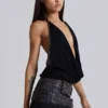 Odile Faux Leather & Suede Mini Skirt