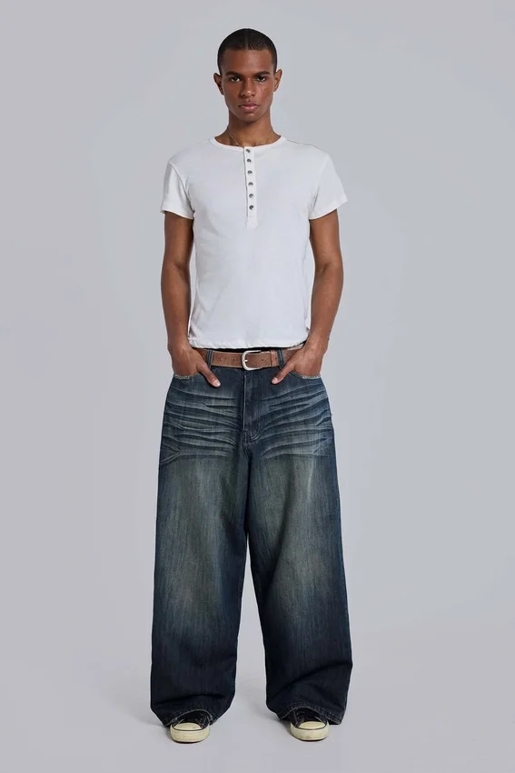 Off White Haze Henley T-Shirt
