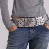 Osmium Studded Belt In Silver