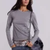 Osmium Studded Belt In Silver