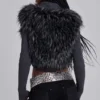 Osmium Studded Belt In Silver