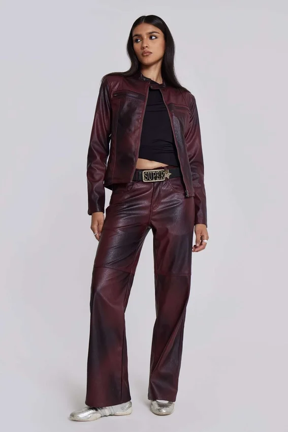 Oxblood Piston Jacket