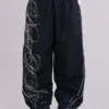 P.O.A. Black Vapor Tracksuit Bottoms