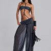 Pelagia Foldover Studded Balloon Trousers