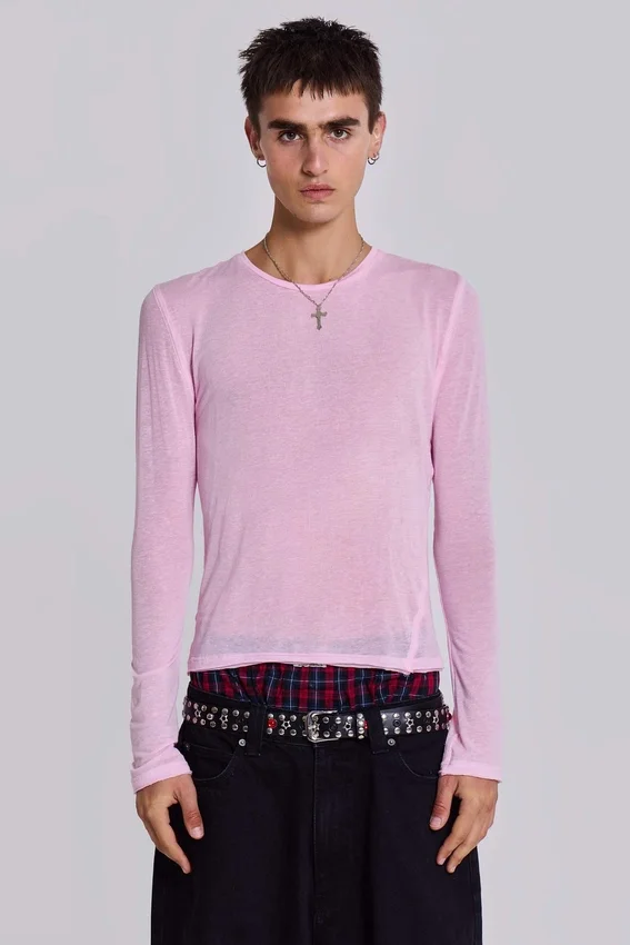 Pink Mist Long Sleeve Top