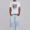 Pinstripe Double Knee Carpenter Jeans