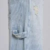Pinstripe Double Knee Carpenter Jeans