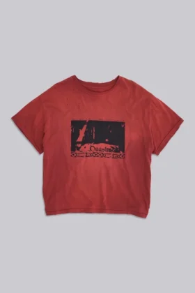 Quasi Red Cropped T-Shirt