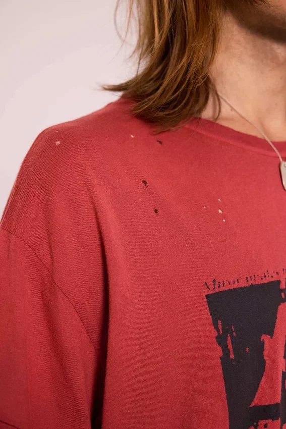 Quasi Red Cropped T-Shirt