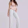 Ramona Burnout Vest Top in Pink