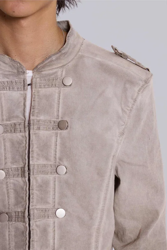 Rebel Military Jacket in Clay