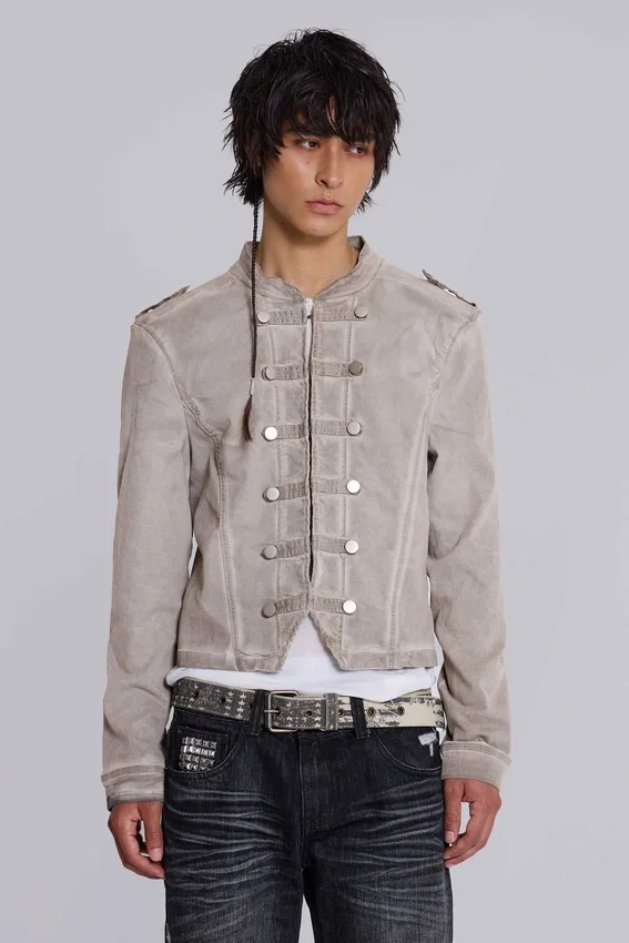 Rebel Military Jacket in Clay