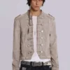 Rebel Military Jacket in Clay