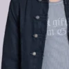 Rebel Military Jacket in Washed Black