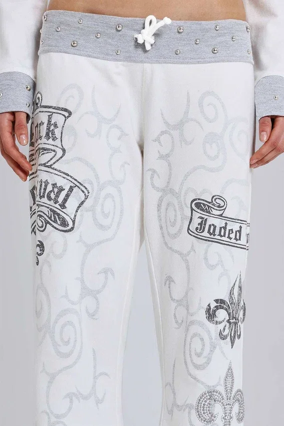 Rock Revival Graphic Studded Joggers