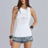 Rock Revival Rhinestone Fleur de Lis Vest Top