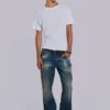 Saddle Skinny Brown Leather Belt