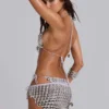 Selka Metal Bead Crochet Sarong