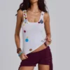 Serolyn Button Vest Top