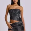 Shadow Studded Corset Top