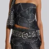 Shadow Studded Corset Top