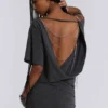 Sky Asymmetric Mini Dress