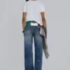 Slub White T-Shirt