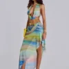 Soleila Backless Halter Top
