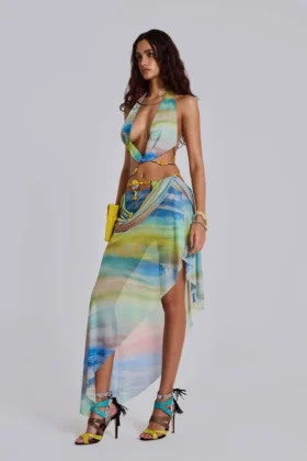 Soleila Backless Halter Top
