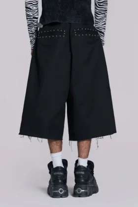 Studded Black XL Goliath Baggy Shorts