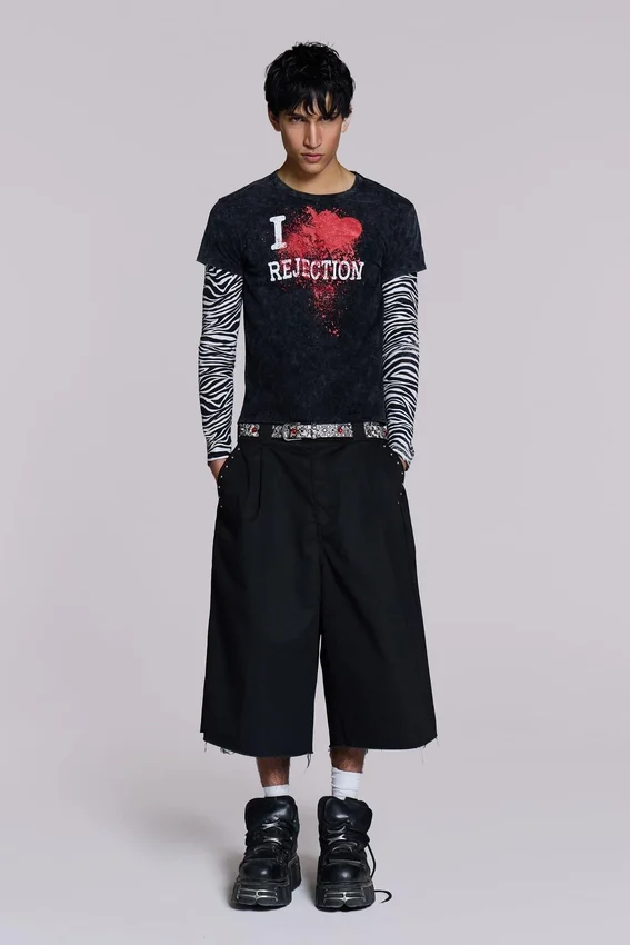 Studded Black XL Goliath Baggy Shorts