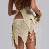 Ursule Crochet Mini Skirt with Real Shells