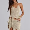 Ursule Crochet Mini Skirt with Real Shells