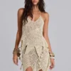 Ursule Crochet Mini Skirt with Real Shells