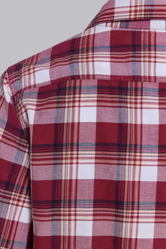 Vacation Plaid Fitted Shirt