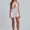 Verbena Patchwork Crochet Mini Dress