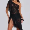 Vivienne Lace Fringe Dress